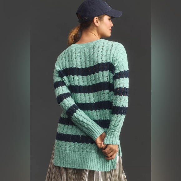 NWT Anthropologie Pilcro Long Line Sweater Size Medium - Picture 2 of 13